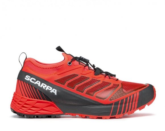 Scarpa Ribelle Run für Damen, Hellrot/Schwarz