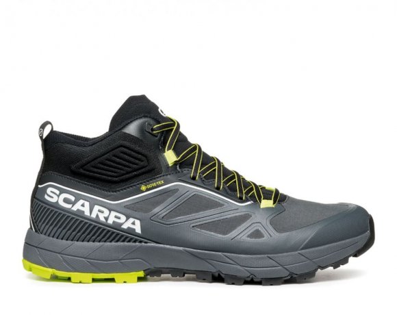 SCARPA Herrenschuhe RAPID MID GTX, Anthrazit/Acid Lime SCARPA Herrenschuhe RAPID MID GTX, Anthrazit/Acid Lime