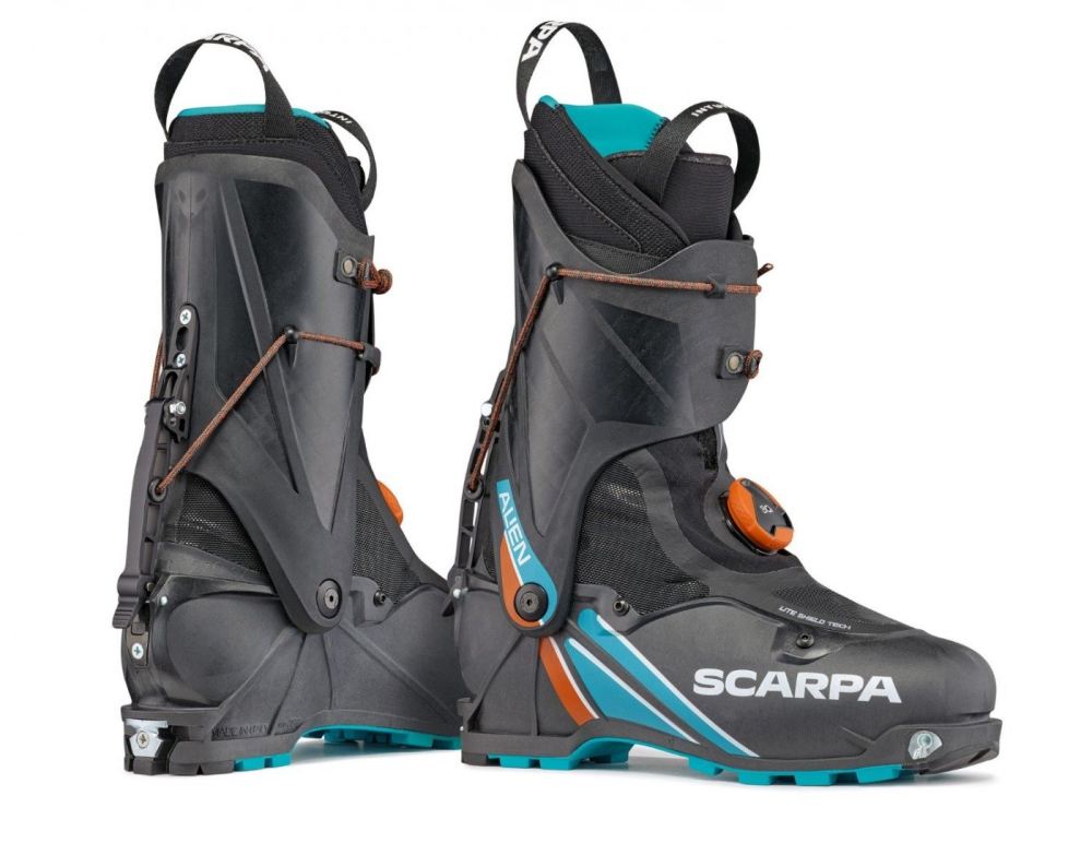 SCARPA Herrenschuhe ALIEN, Carbon/Azure