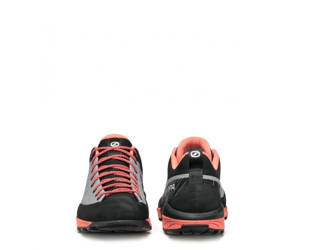 SCARPA MESCALITO PLANET für Damen – Hellgrau/Koralle