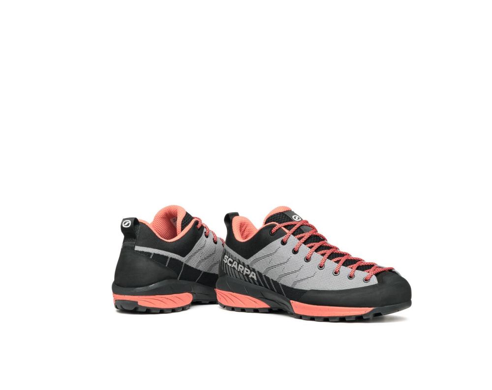 SCARPA MESCALITO PLANET für Damen – Hellgrau/Koralle