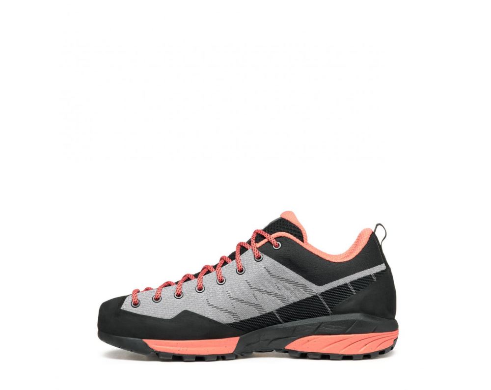 SCARPA MESCALITO PLANET für Damen – Hellgrau/Koralle