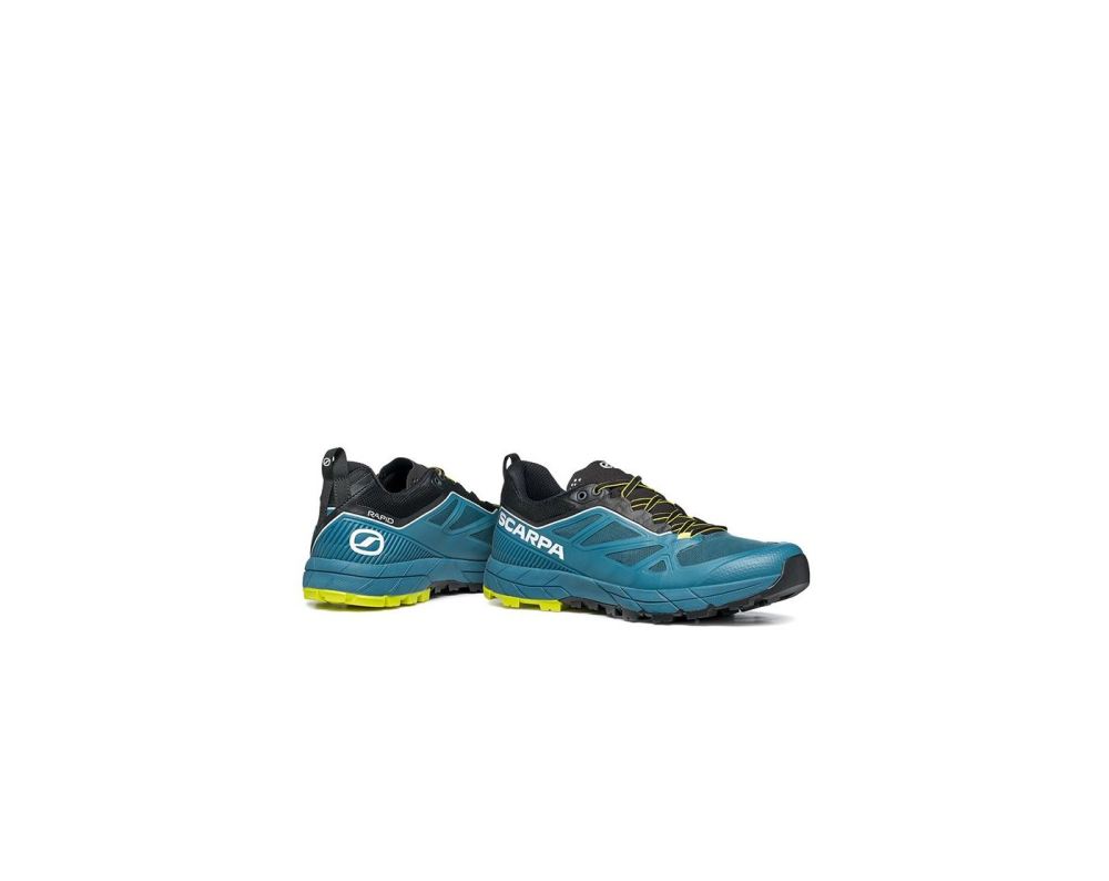 SCARPA RAPID, Herren, Blau/Acid Lime