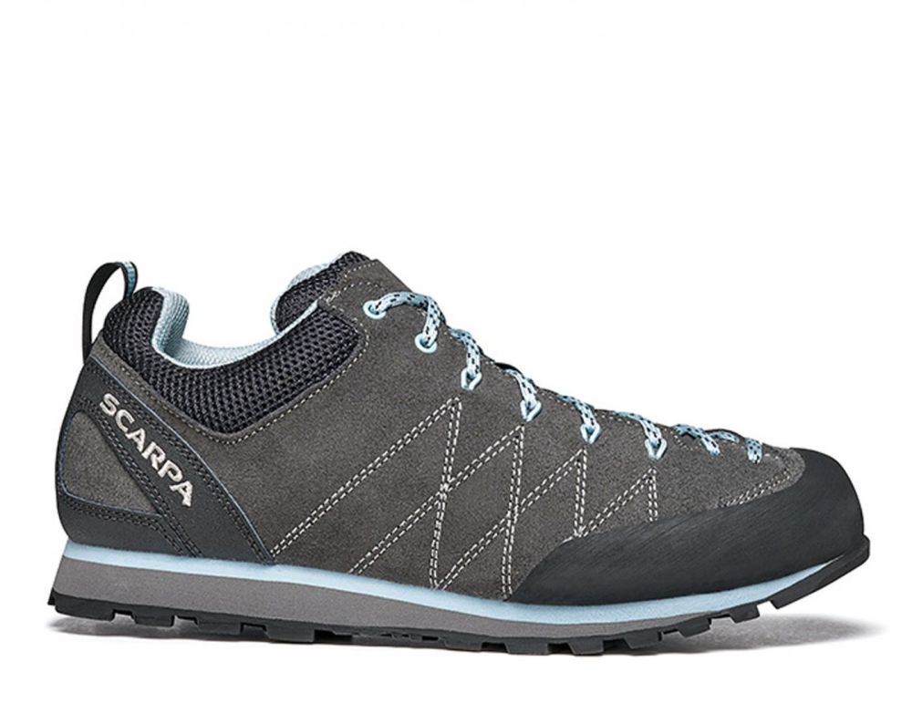SCARPA STIEFEL DAMEN CRUX - Shark/Blue Radiance