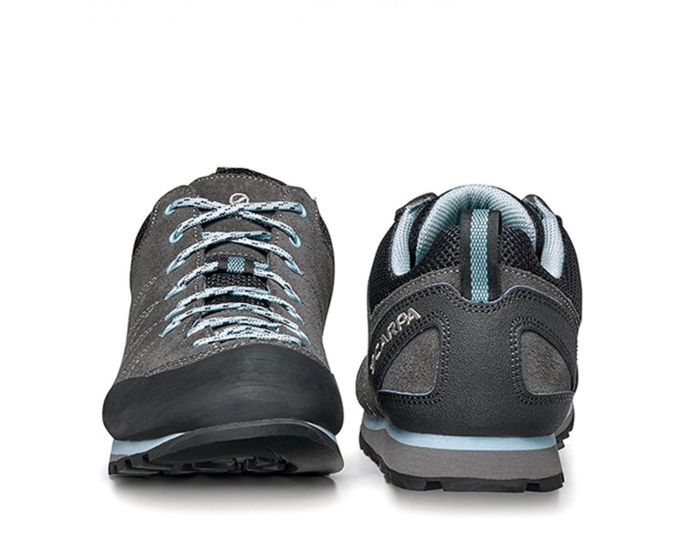 SCARPA STIEFEL DAMEN CRUX - Shark/Blue Radiance
