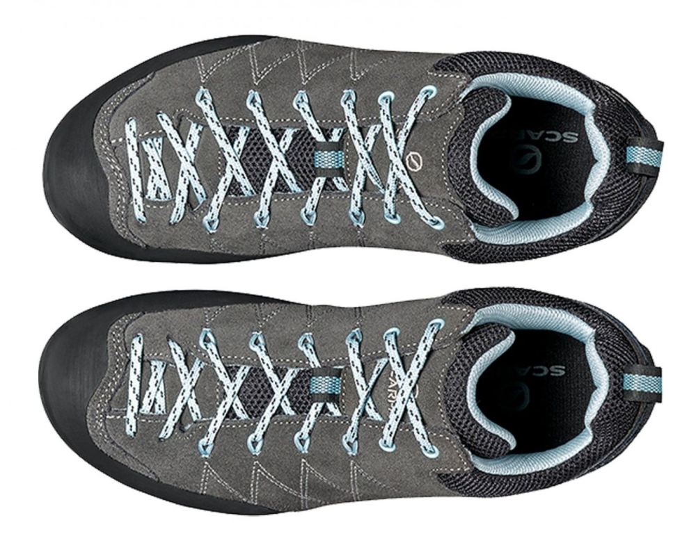 SCARPA STIEFEL DAMEN CRUX - Shark/Blue Radiance