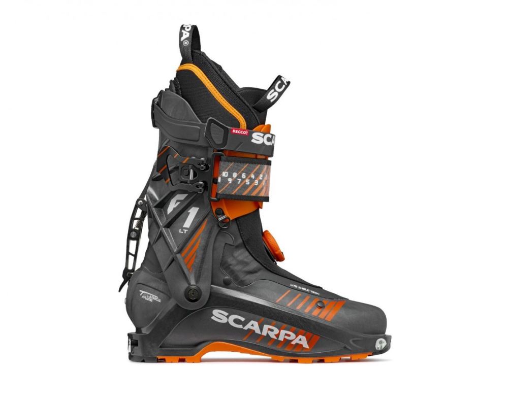 SCARPA Herrenschuhe F1 LT, Carbon/Orange