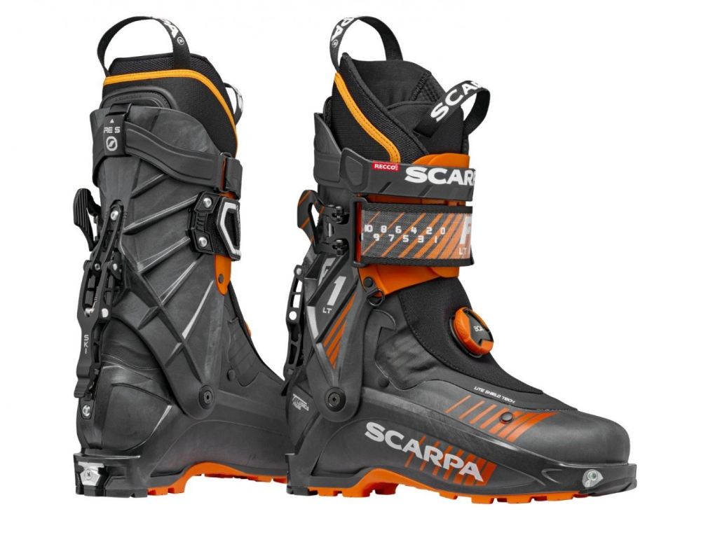 SCARPA Herrenschuhe F1 LT, Carbon/Orange
