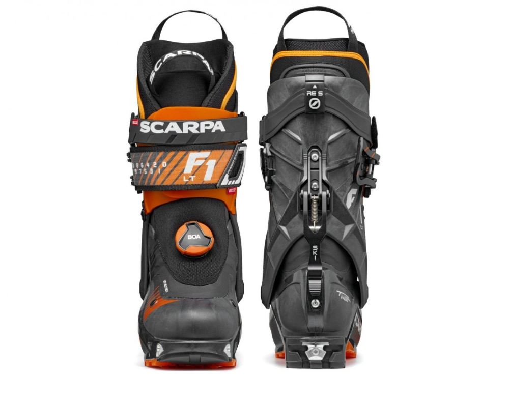 SCARPA Herrenschuhe F1 LT, Carbon/Orange