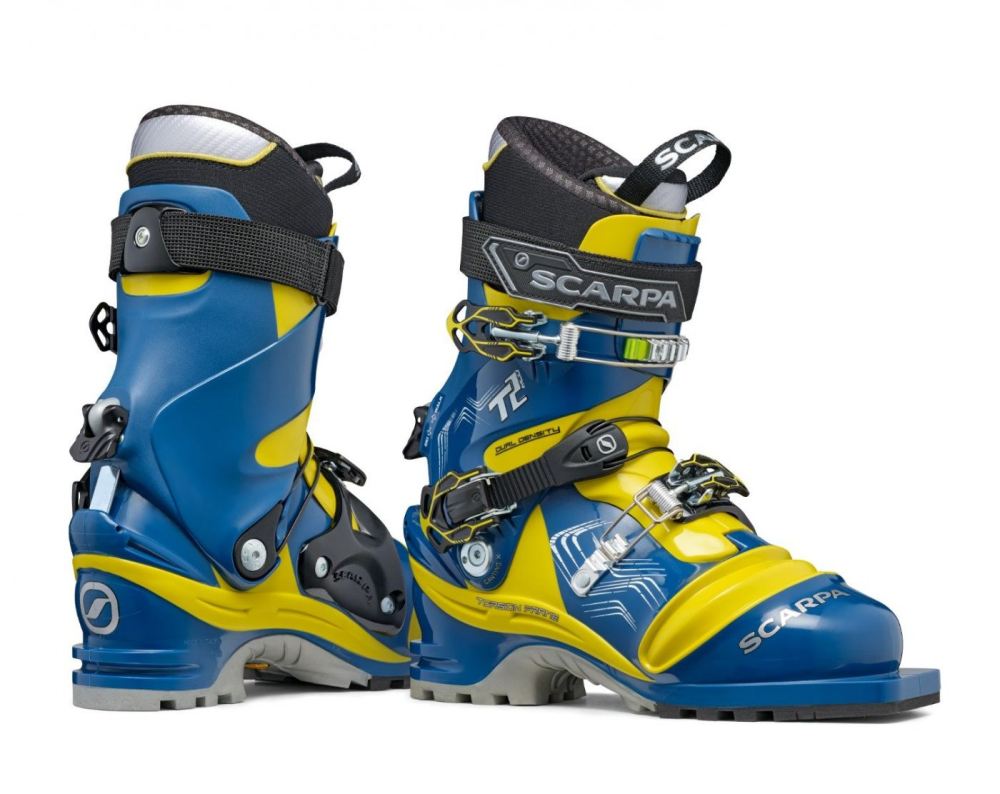 SCARPA Herrenschuhe T2 ECO, True Blue/Acid Green