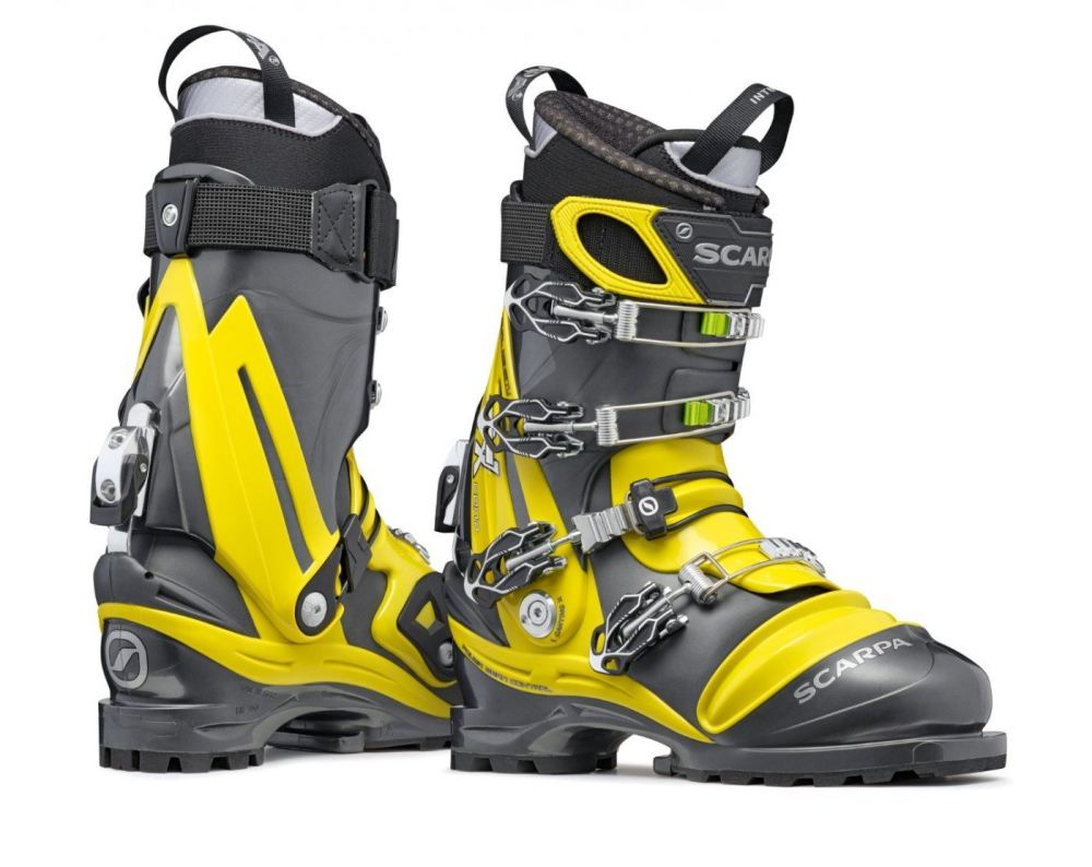 SCARPA STIEFEL DAMEN TX COMP - Anthrazit/Acid Green