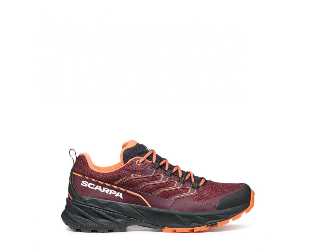 SCARPA RUSH 2 GTX – Damenstiefel – Burgunderrot/Dusty Orange