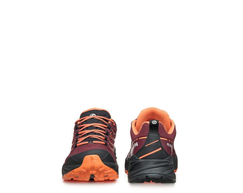 SCARPA RUSH 2 GTX – Damenstiefel – Burgunderrot/Dusty Orange