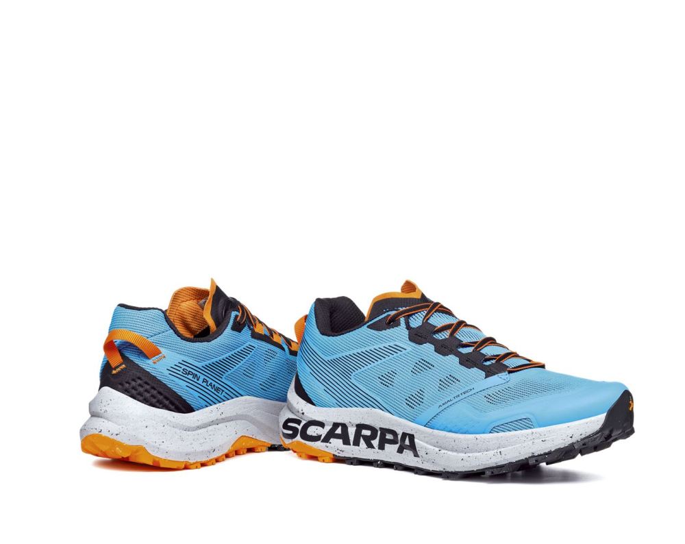 SCARPA Herrenschuhe Spin Planet – Azurblau/Schwarz
