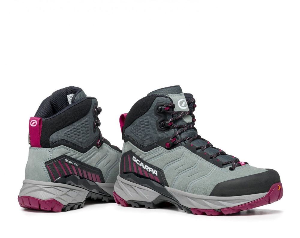 SCARPA Damenschuhe Rush TRK GTX – Conifer/Raspberry