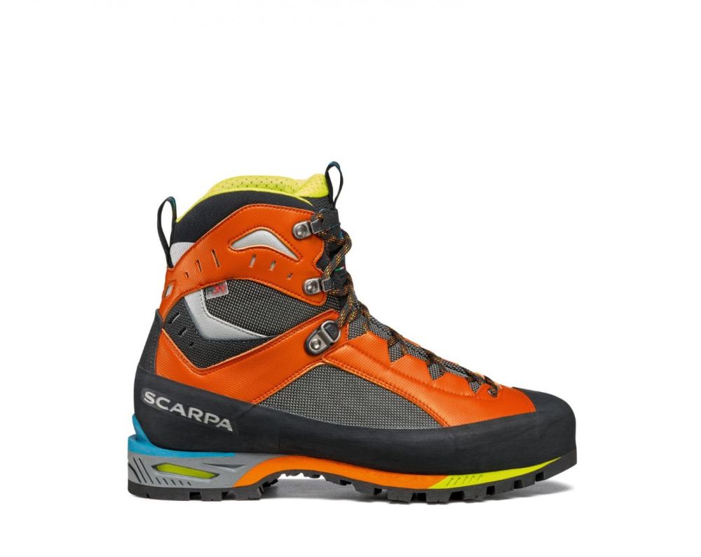 SCARPA Herrenschuhe Charmoz HD, Haifisch/Orange
