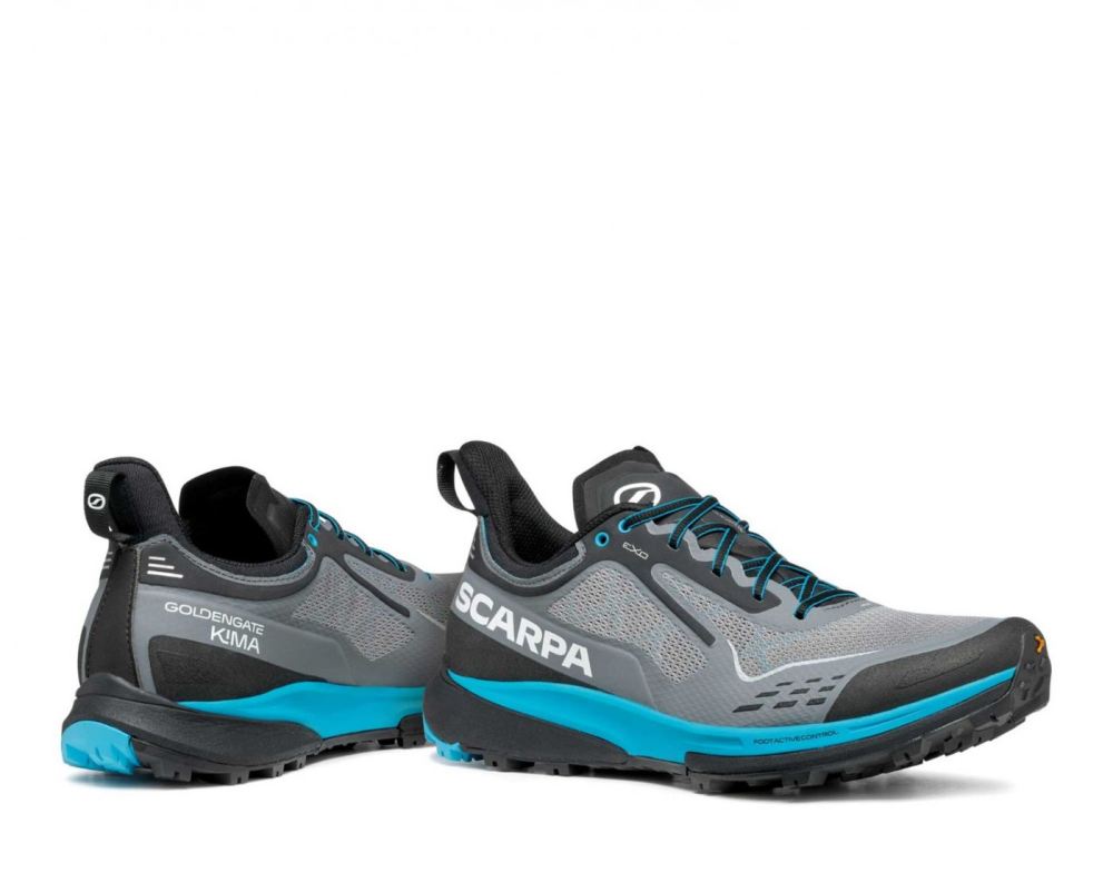 SCARPA Herrenschuhe GOLDEN GATE KIMA RT – Grau/Azurblau