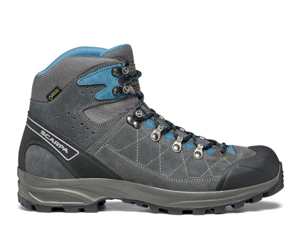 Scarpa Herrenschuhe Kailash Trek GTX, Breit, Haigrau/Seeblau