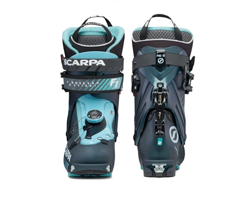 SCARPA F1, Damen, Anthrazit/Aqua