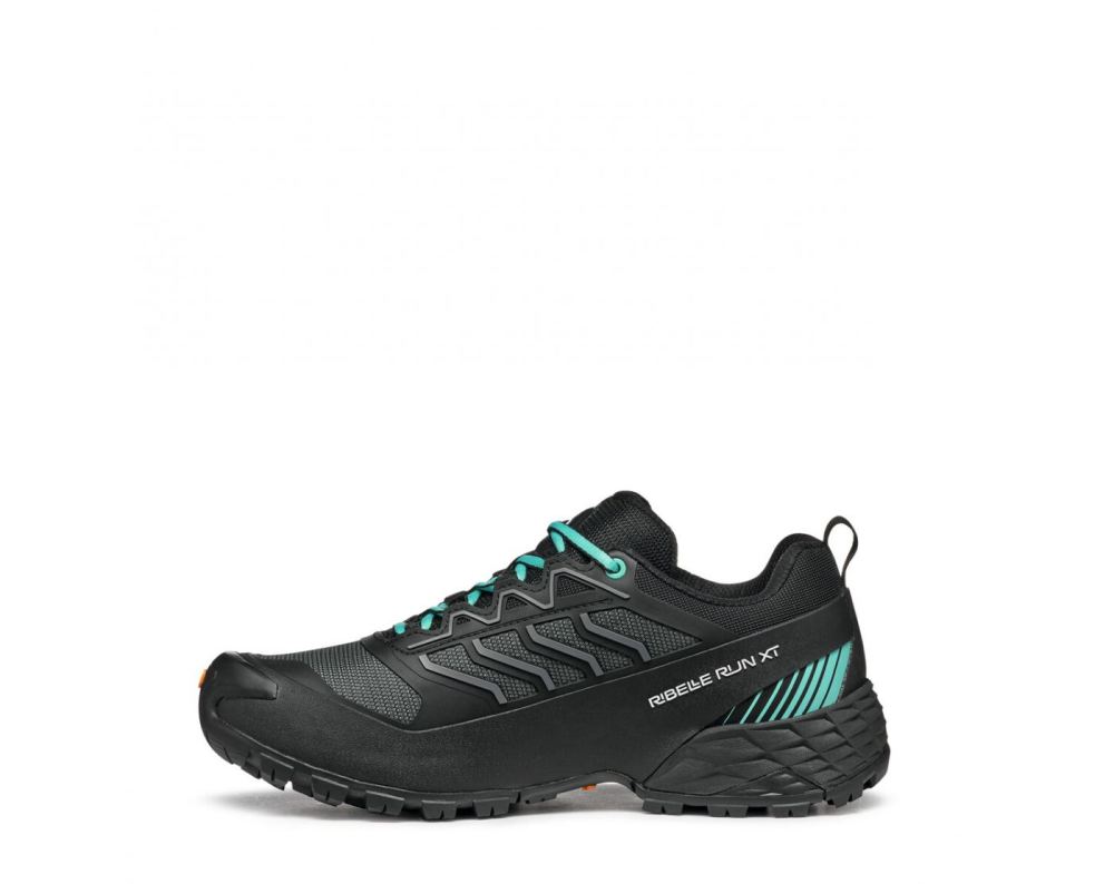 SCARPA Damenschuhe Ribelle Run XT GTX-Anthrazit/Türkis