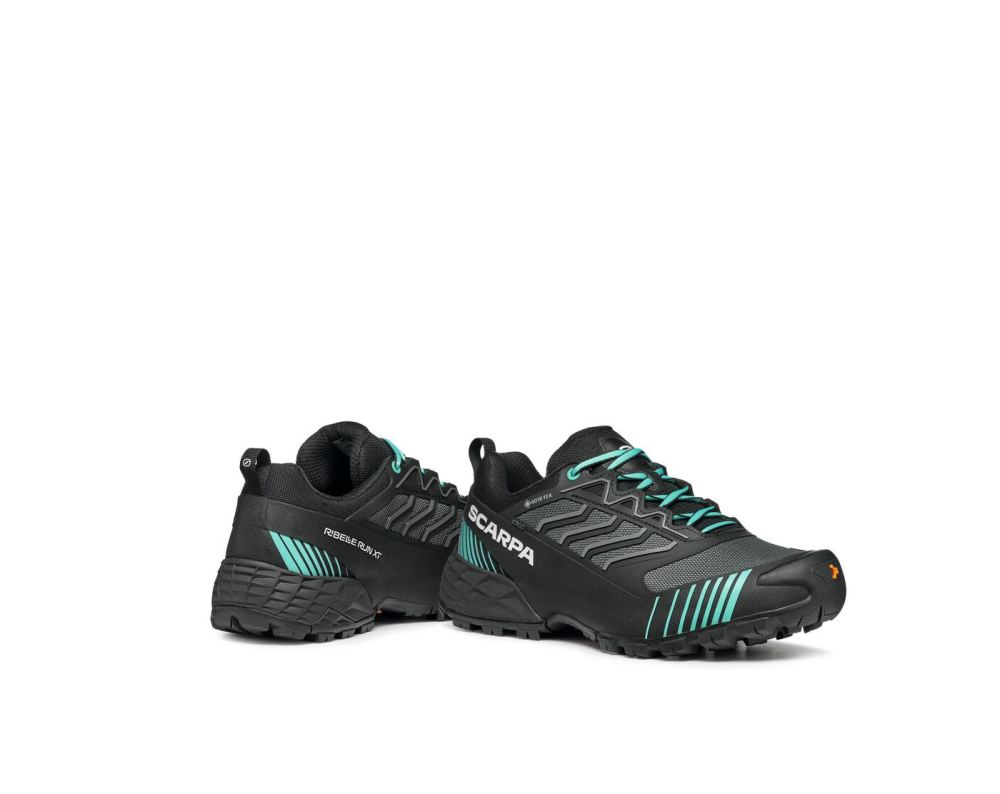 SCARPA Damenschuhe Ribelle Run XT GTX-Anthrazit/Türkis