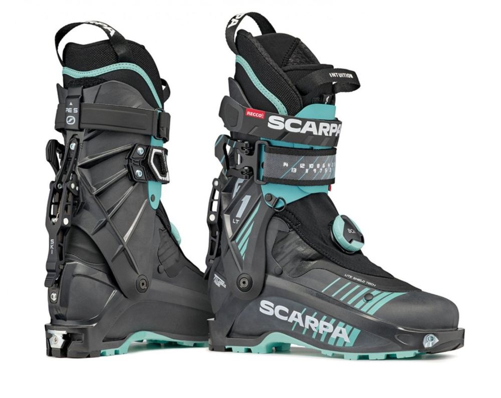 SCARPA STIEFEL DAMEN F1 LT - Carbon/Aqua