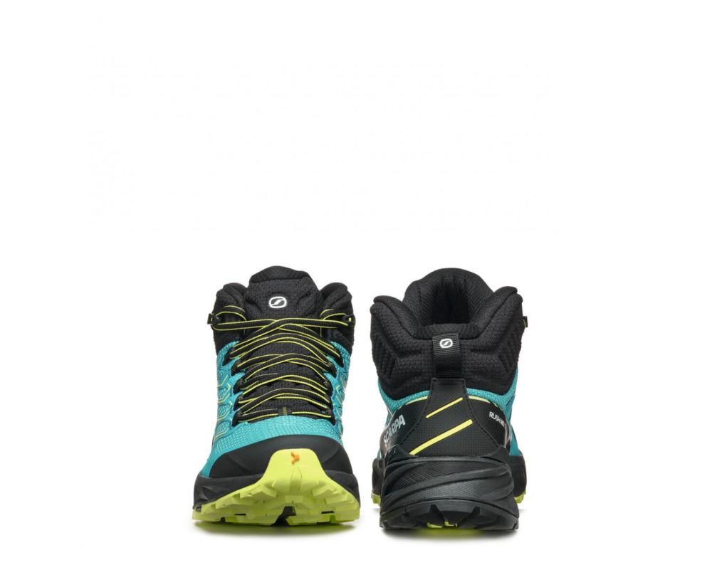SCARPA RUSH MID 2, DamenGTX – Baltic Blue/Sunny Lime