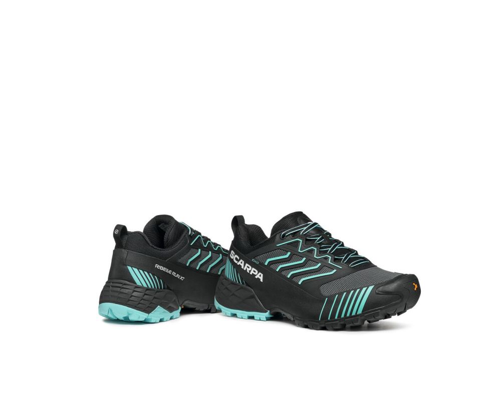 SCARPA RIBELLE RUN XT, Damen, Grau/Aqua Sky