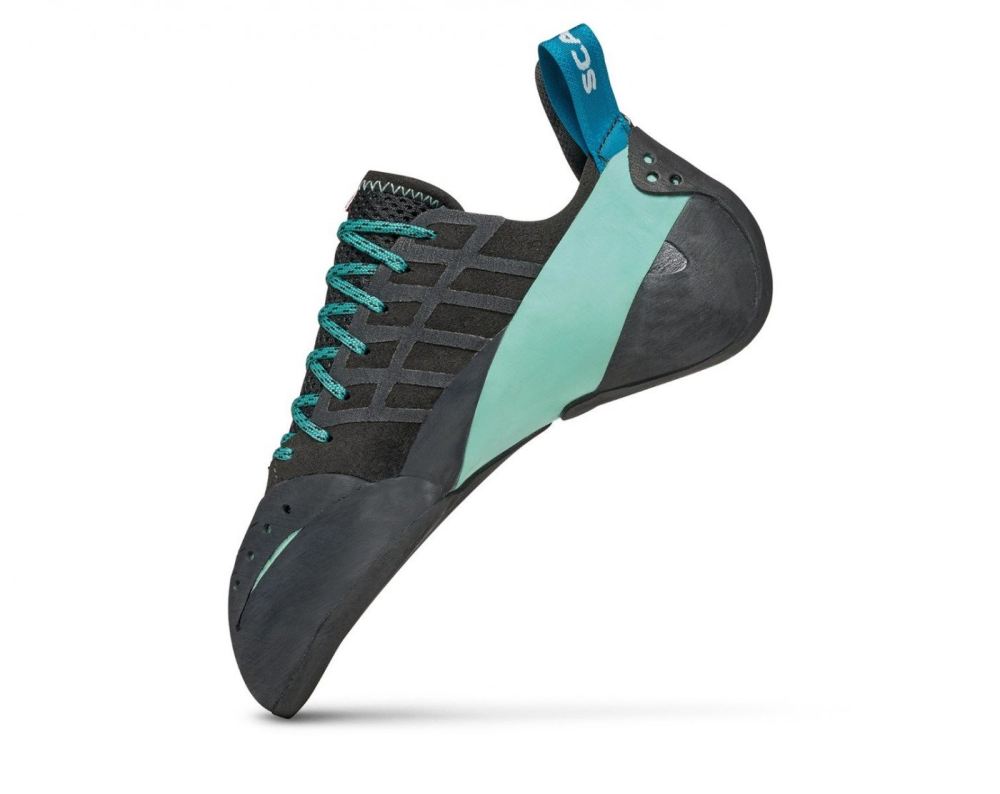 SCARPA INSTINCT, Damen, Schwarz/Aqua