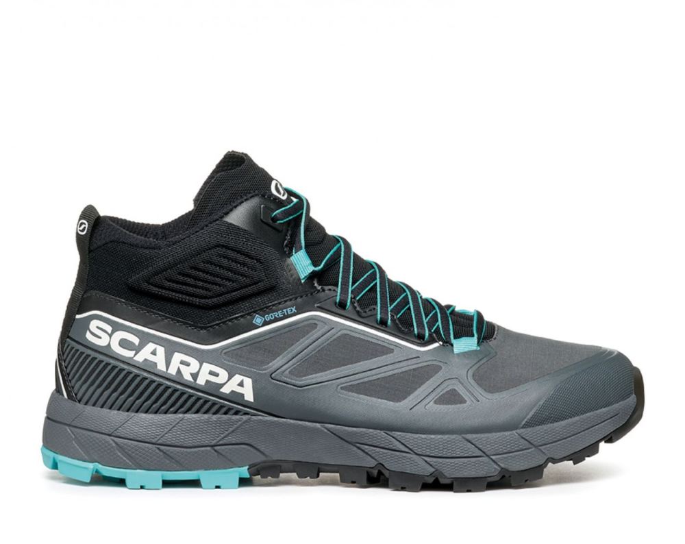 SCARPA RAPID MID GTX, Damen, Anthrazit/Türkis