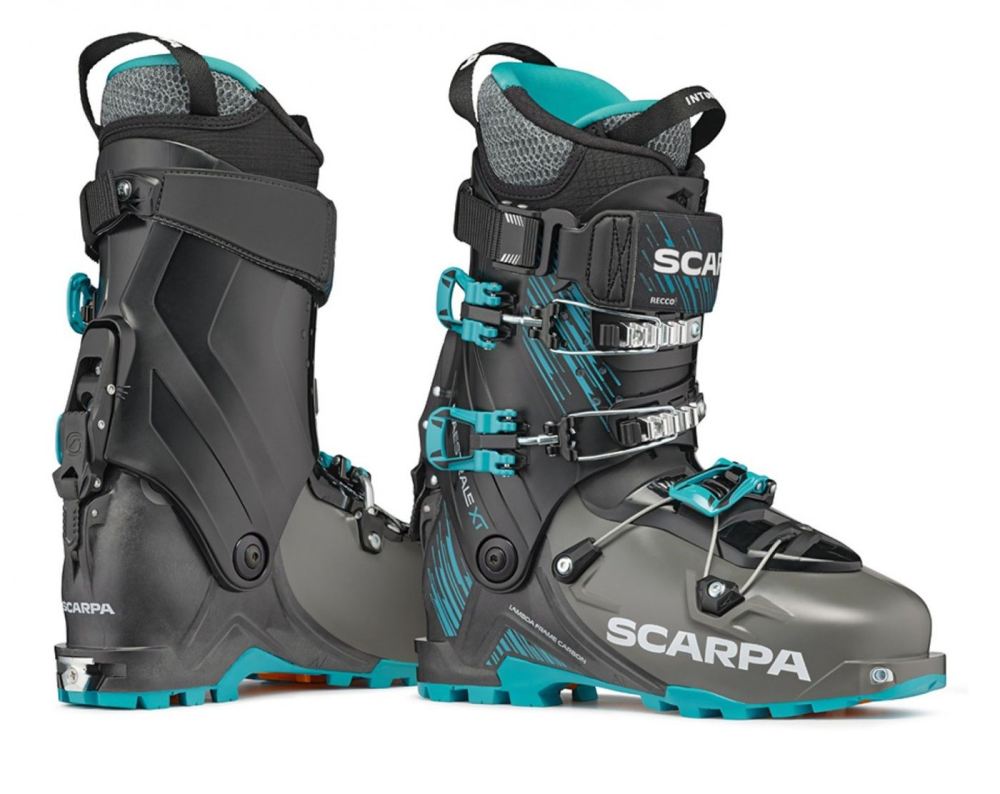 SCARPA MAESTRALE XT, Damen, Anthrazit/Azurblau