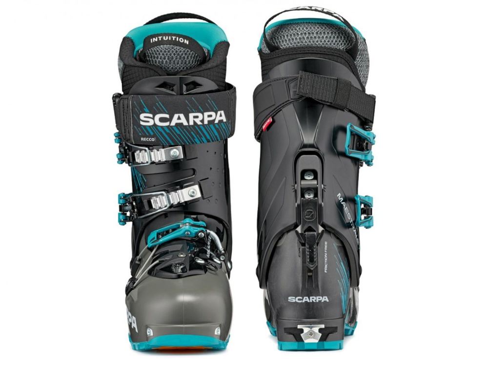 SCARPA MAESTRALE XT, Damen, Anthrazit/Azurblau