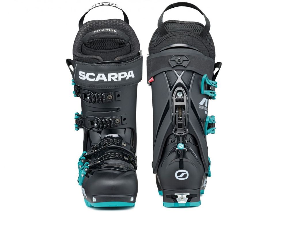 Scarpa Damenschuhe 4-Quattro SL, Schwarz/Lagune