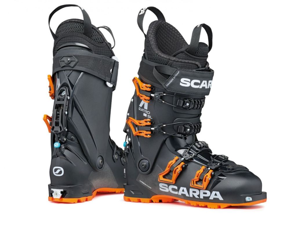 SCARPA Herrenschuhe 4-QUATTRO SL – Schwarz/Orange