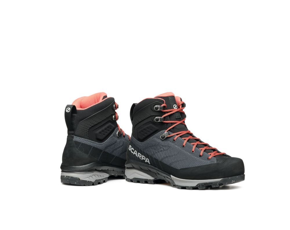 SCARPA MESCALITO TRK PLANET GTX DAMEN - Grau/Koralle